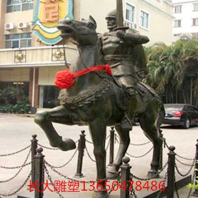 欧式骑士人物雕塑，酒店门口装饰雕塑