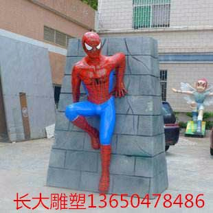 蜘蛛侠雕塑，优质蜘蛛侠雕塑厂家